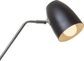 RENDL PRAGMA stojanová černá chrom 230V LED E27 11W
