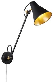 Searchlight 6302BK - Fali lámpa STAB 1xE27/10W/230V