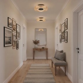 ITALUX WL-36482-YLL-LED Mennyezeti lámpa PASSO LED/8W/230V 3000K Ø 25 cm füstös bézs