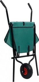 Zöld összecsukható kerti talicska 60 liter