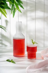 Üvegpalack pohárként használható kupakkal 1000 ml