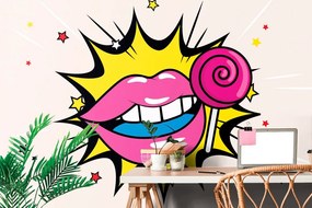 Öntapadó tapéta édes pop art nyalóka