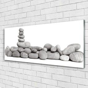 Üvegkép falra kövek Art 125x50 cm