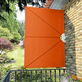terrakotta összecsukható terasz oldalárnyékoló 240 x 160 cm