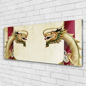 Akrilkép sárkány Art 125x50 cm