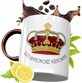 Bordó Bögre Vezetőnek Születésnapra Ajándék fényképes nyomattal