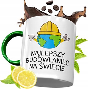 Zöld Bögre Építőknek Születésnapra Ajándék fényképes nyomtatással