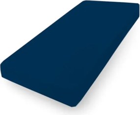 Prémium jersey lepedő gumival 180x190, 180x200x30, sötétkék_47, Matex