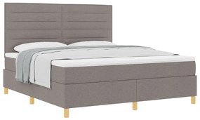 Boxspring Ágy Matraccal Bézs Szuper Királynak