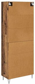 Magasfiú fiókkal Öreg fa 69,5 x 34 x 180 cm Faanyag