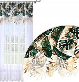 Függöny Kész 140x250 Fátyol Festett Béka Mintás 050