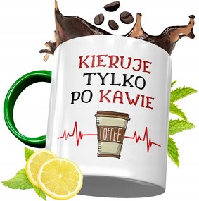 Zöld Bögre Vezetőnek Születésnapra Ajándék fényképes nyomtatással