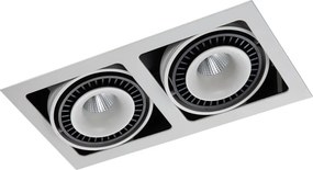 Italux ALESSO GL7116-2/36W WH+BL Beépíthető spotlámpa 2x36W/LED 2770LM IP20