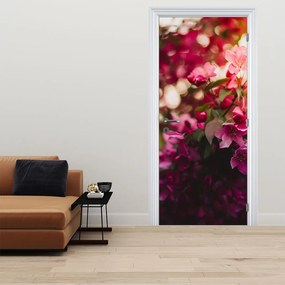 Fotótapéta ajtóra - Egy bokor virágai (95x205cm)