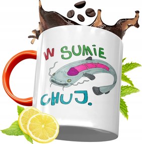 Narancssárga Vicces Bögre Vicces Ajándék fényképes nyomtatással