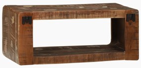 TV szekrény Több színű 60x30x25 cm Tömör fa újrahasznosított