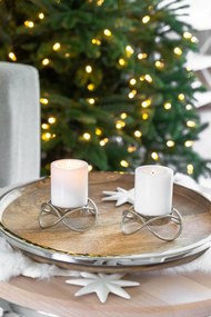 "Bastia" ezüst gyertyatartó, 2 db-os szett - EDZARD