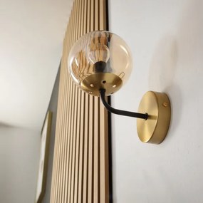 Brilagi - MALIVA fali lámpa 1xE14/15W/230V aranyszínű