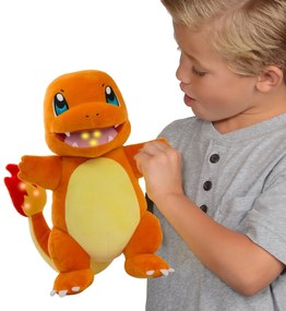 Interaktív plüss Pokémon Charmander, 30 cm, 30 cm