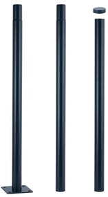 Brilagi - Fémoszlop URBAN kültéri világításhoz, 3 m, antracit