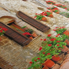 Kép - festői olasz sikátor (90x60 cm)