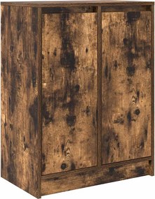 vidaXL sonoma tölgy színű szerelt fa tálalószekrény 57x34x76 cm