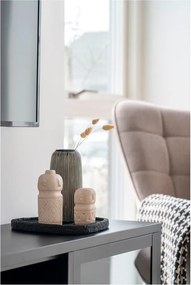 Fekete-fehér kő váza (magasság 20 cm) – House Nordic