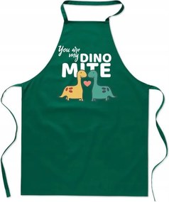 Konyhai Kötény zöld Valentin Napi Ajándék Dinoszauruszok Mite kawaii FA_458_z