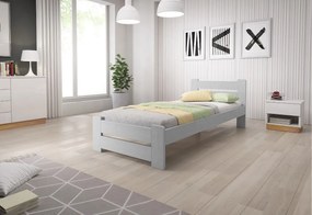 P/ HEUREKA ágy + matrac + ágyrács AJÁNDÉK, 80x200 cm, dió-lakk