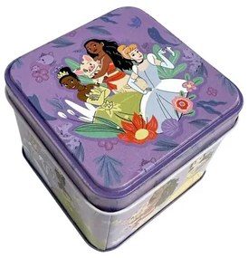 Disney Hercegnők Purple mini fém doboz 7,5 cm