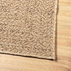 ZIZUR bézs juta hatású beltéri és kültéri szőnyeg 100 x 200 cm