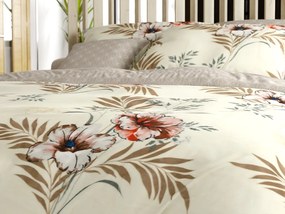 Kétoldalas ágynemű DUO SENSE SANDORA krémszínű + Párnahuzat 40x50 cm INGYENESEN Ágyneműhuzat mérete: 70 x 90 cm | 140 x 200 cm