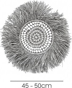 Raffia faldekoráció DB0005
