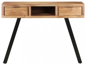 természetes szélű tömör akácfa íróasztal 107x45x79 cm