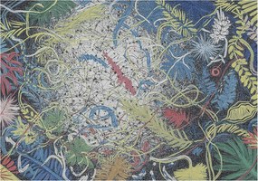 Flizelin tapéta fali flizelin prémium növényi örvények 312x219 ragasztó