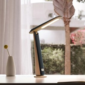 LED dimmelhető, tölthető asztali lámpa TOP LED/4W/5V 1800 mAh 3000/4000/5000K barna/fekete