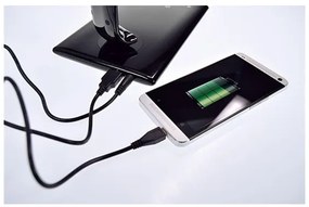 Brilagi - LED asztali lámpa USB, állítható fény, 12W, 230V, 3000-6000K, fehér