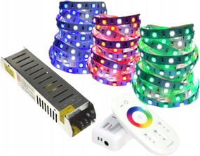 Led szalag szett 5050 Rgbw fehér színű távirányító 15m