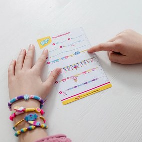 Színes Kawaii Totum karkötő készítő szett