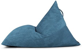 Kék kordbársony babzsákfotel Razzmatazz – SLOWDOWN