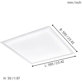 Eglo 96663 - LED RGBW Dimmelhető lámpa SALOBRENA-C LED/30,5W/230V + távirányító