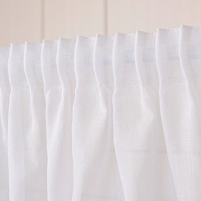 Nala Szalagra kész függöny, szélesség 200cm x magasság 250cm, fehér szín