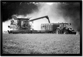 Poszterek keretben 60x40 Aratás Traktor Kombájn