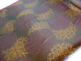 Mg Tk függönydísz Szilva/ Arany/fekete 185