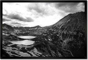 Poszterek keretben 60x40 Tátra Lengyel hegyek Kilátás