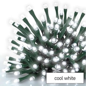 LED Karácsonyi kültéri lánc 600xLED/8 mód 15m IP44  hideg fehér