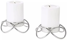 "Bastia" ezüst gyertyatartó, 2 db-os szett - EDZARD