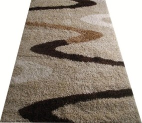 Fusion Shaggy Futószőnyeg 80 x 300 cm bézs barna