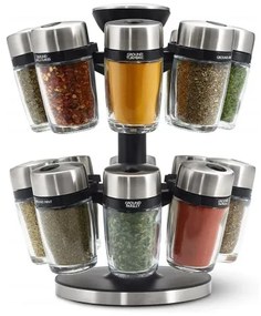 Cole&Mason - MASTER 17 részes forgatható fűszertartó állvány