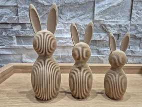 Húsvéti nyuszik 3 db különböző méretben 13 15 18 cm húsvéti dekoráció